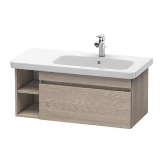 Duravit Unidad De Lavabo Duravit Durastyle De Pared 6396, 1 Extra&iacute;ble, 930mm, Para Lavabo Durastyle A La Derecha, Color (frente/cuerpo): Decoraci&oacute;n Pino Plata