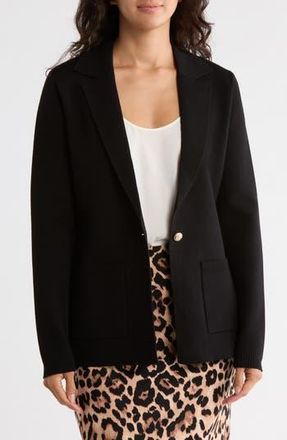 T Tahari Sweater Jacket in Black at Nordstrom Rack, Size X-Large