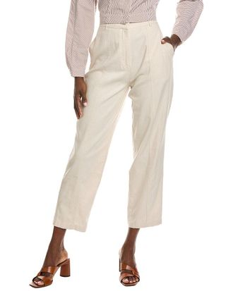 Ichi Ihzahra Linen-Blend Pant