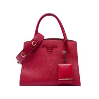 Prada Borsa a mano Pre-owned Monochrome Satchel - - Pre-owned - Donna - Rosso - ONE SIZE