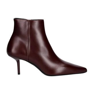 Max Mara Schoenen, Dames, Rood, 41 EU, Enkellaarsjes