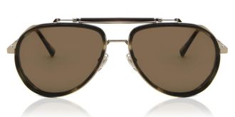 Chopard SCHF24 Polarized 7HLP Mens Sunglasses Brown Size 59