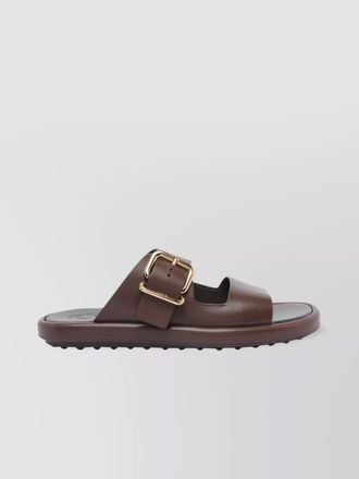 【関税＆送料込み】Tod'S Leather Flat Sandals Tod's Leather Sandals − Sale: up to −79% | Stylight