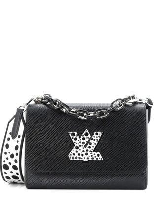 Louis Vuitton Twist Handbag Epi Leather with Yayoi Kusama Infinity Dots Detail MM shoulder bag - Nero