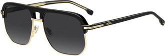 HUGO BOSS 1752/S 2M2(9O) Sunglasses - male - Boss - Sunglasses - Yellow - 59 MM - Accessories