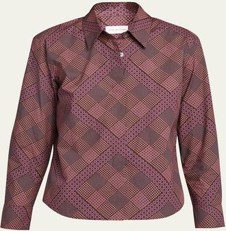 Dries Van Noten Printed Button-Front Shirt