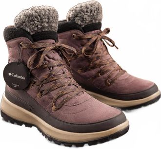 Columbia Womens Red Hills Omni-Heat Boot In Basalt, Camel Brown