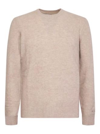 MC2 Saint Barth crew-neck long-sleeve sweater - men - Wool/Polyamide/Spandex/Elastane - L - Neutrals