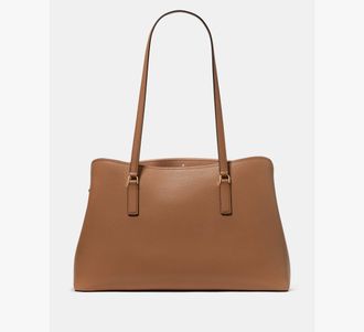 Kate Spade New York Womens Thompson Street Commuter Tote Bag in Brown | Pebble Grain Leather