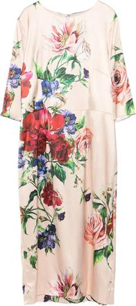 Dolce & Gabbana Abito con stampa a fiori - Rosa