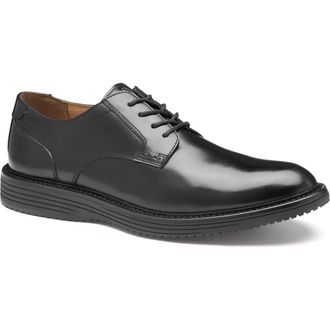 Johnston & Murphy Hodges Plain Toe Derby in Black at Nordstrom Rack, Size 8.5