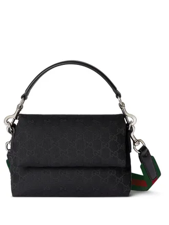 Gucci Black Monogram Crossbody Bag