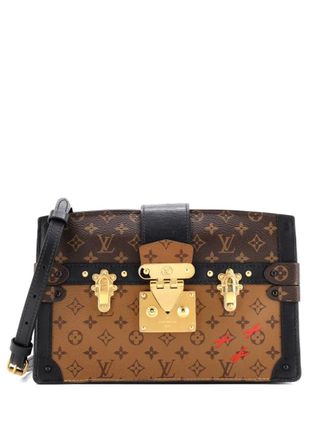 Louis Vuitton Trunk Reverse Monogram Canvas clutch bag - Bruin