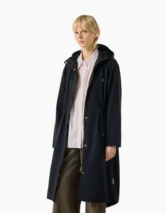 Hunter Womens Hunter Original Parka Womens Black Rain Parkas - Size: 10/8
