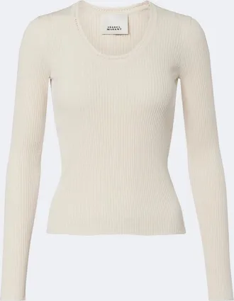 Isabel Marant Pullover Selenie in seta e cotone a coste