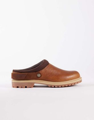 Timberland Sabot premium in pelle marrone