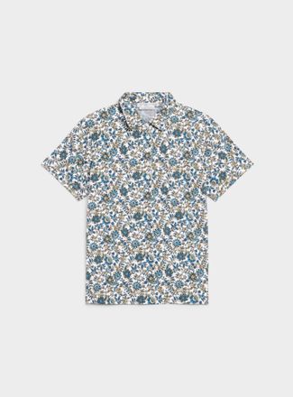 Contemporaine Womens Patterned stretch jersey Polo Shirt shirt