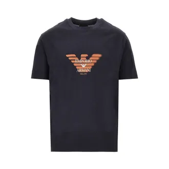 Emporio Armani Jersey T-shirt with logo print Man XL