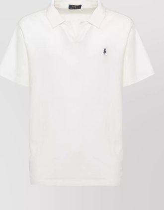 Ralph Lauren long sleeve polo shirt cotton linen