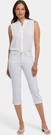 NYDJ Marilyn Straight Crop Jeans Met Manchetten