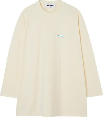Sunnei T-shirt Mega a maniche lunghe - Toni neutri