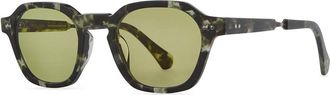 Garrett Leight RELL S SER-GM/VINMS Mens Sunglasses Tortoiseshell Size 46