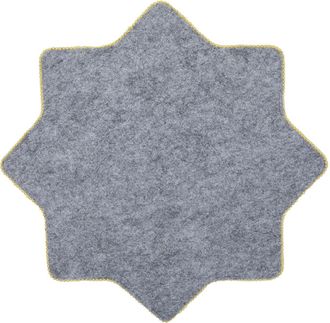 KASANOVA Tovaglietta segnaposto stella grigio 36,5 cm pannolenci