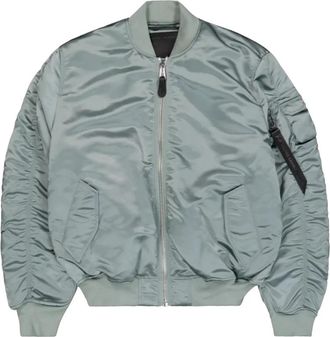 Alpha Industries Ma-1 UV Bomberjack - Heren - Bomber jackets - Blauw - M - Leer - Jassen