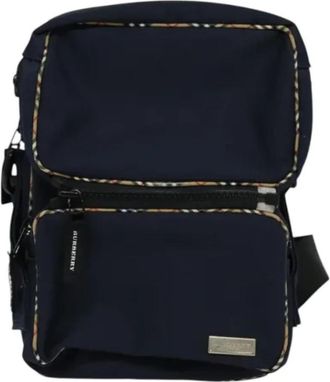 Burberry Pre-owned Nylon shoulder-bags - Dames - Vintage Schoudertas - Blauw - ONE Size - Nylon - Vintage