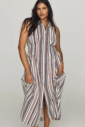 Exquise Tobie Sleeveless Shirtdress by Exquise