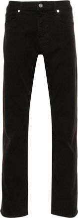 Frame Denim mid-rise slim-fit jeans - men - Lyocell/Rayon/Polyester/Elastane - 36 - Black