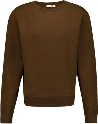 Christophe Lemaire Felpa in jersey - Marrone