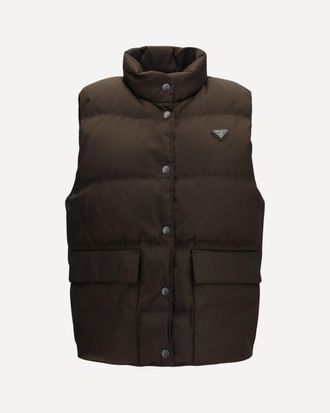 Prada Re-Nylon Down Gilet Female 40