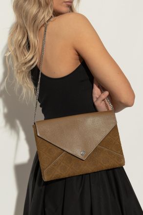 Tory Burch Clutch Bag T Monogram, Womens, Green