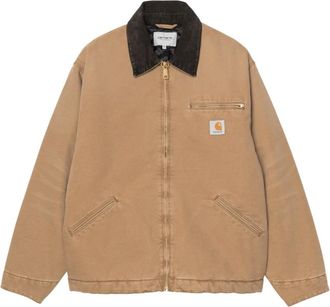 Carhartt Work in Progress Jassen, Heren, Bruin, L, Katoen, OG Detroit Jacket