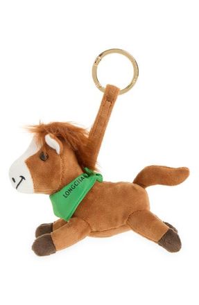 Longchamp Freehorse Key Ring in Cognac at Nordstrom