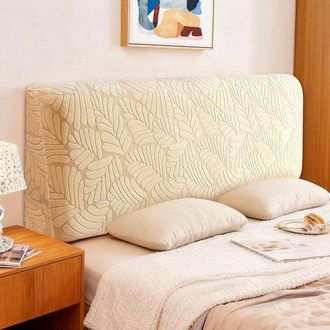 OEM Funda De Cabecero Jacquard - 180 Cm - Champ&aacute;n Claro