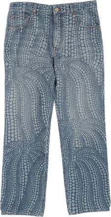 Louis Vuitton x Yayoi Kusama Jeans Pumpkin anni 2010 - Blu