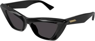 Bottega Veneta Bv 1101S Cat-eye Zonnebril - Dames - Zonnebrillen - Zwart - 53 MM - Accessoires