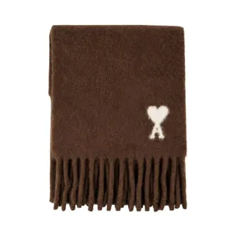 Ami Sciarpa Ami de Coeur - - Accessories - unisex - Marrone - ONE SIZE