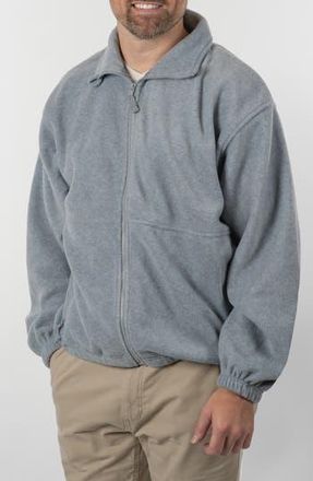 Burnside Polar Fleece Full Zip Jacket in Heather Grey at Nordstrom Rack, Size Xx-Large