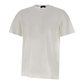 Herno T-Shirts, male, White, Size: 3XL Jersey Crepe T-Shirt