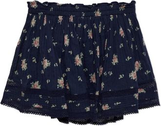 LoveShackFancy Kressler Rok - Dames - Korte rokken - Blauw - S - Katoen - Rokken