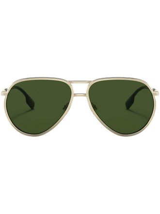 Burberry Sunglasses Occhiali da sole Scott con montatura stile pilota - Oro