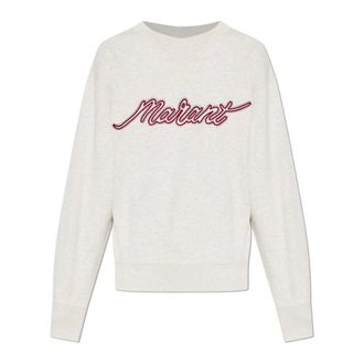 Isabel Marant Rise Sweatshirt - Dames - Sweatshirts - Beige - L - Katoen - Hoodies & sweatvesten