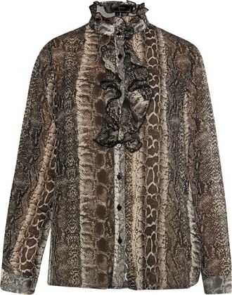 Faina Blouse Dames zwart wit