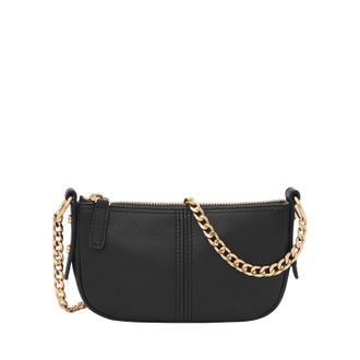 Fossil Womens Jolie Leather Mini Crossbody
