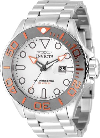 Invicta Grand Diver 49152 Herenhorloge - Quartz Uurwerk - Roestvrij Staal met Zilveren Wijzerplaat - 52 mm