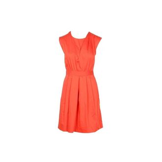 Moschino Aline Dress Cap Sleeves - female - Boutique Moschino - Short Dresses - Red - M - Dresses
