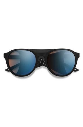 Smith Venture 53mm Sunglasses in Black/glacier Copper Blue at Nordstrom